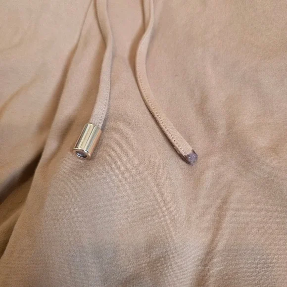 Autres Filles Womens Wide Leg Drawstring Trousers Tan Camel Size Large - Picture 2 of 11